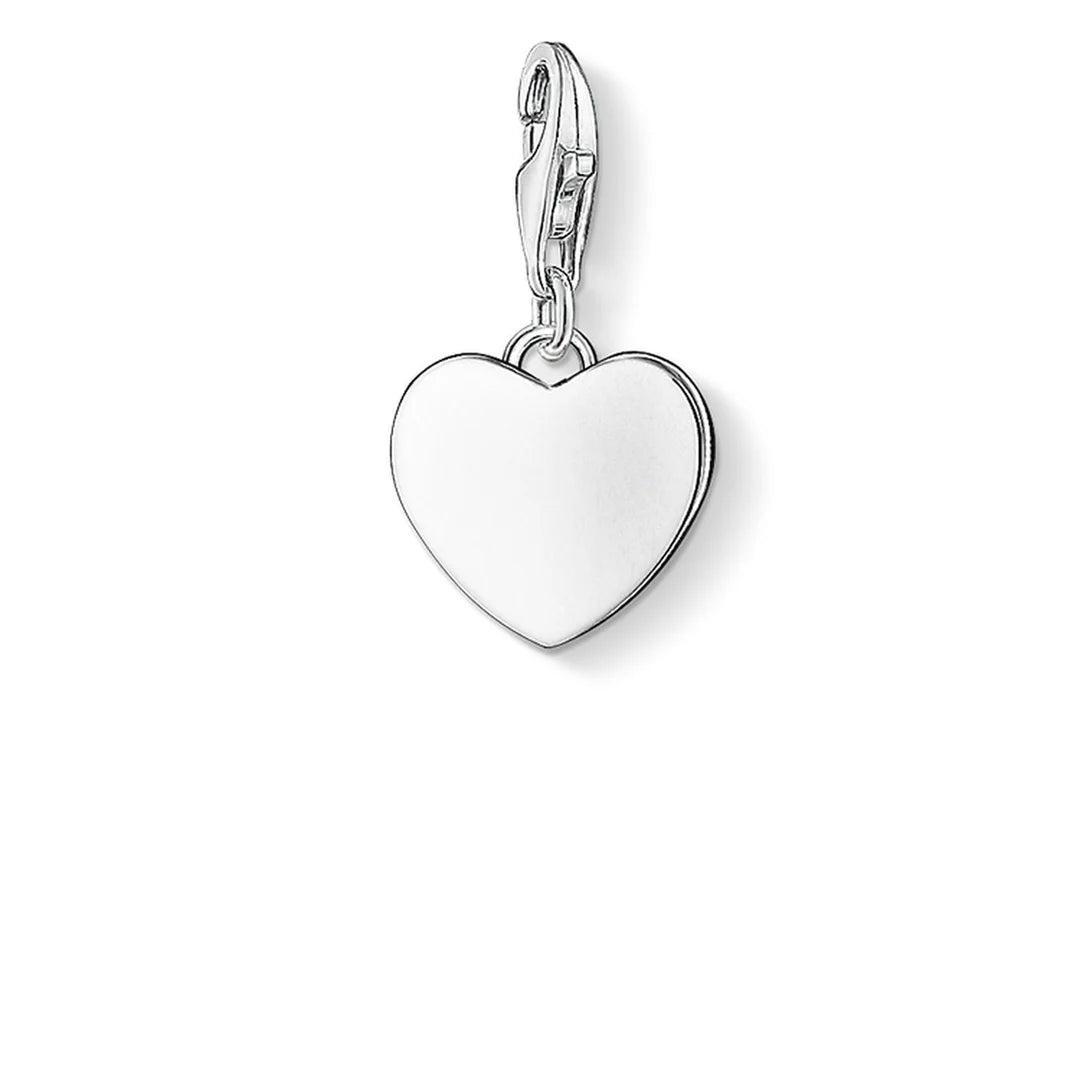 CHARM CLUB SILVER HEART CHARM