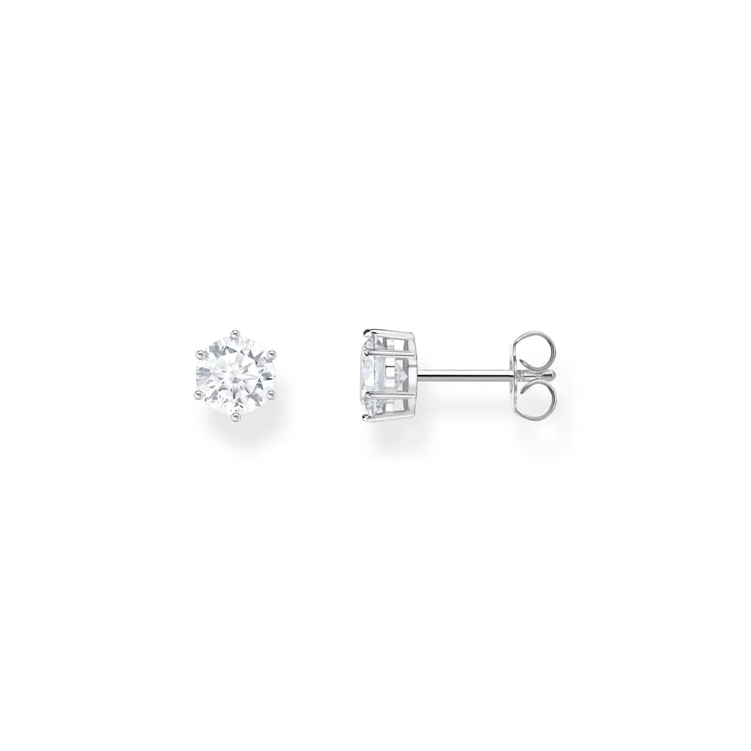 SPARKLING SOLITAIRE EAR STUDS