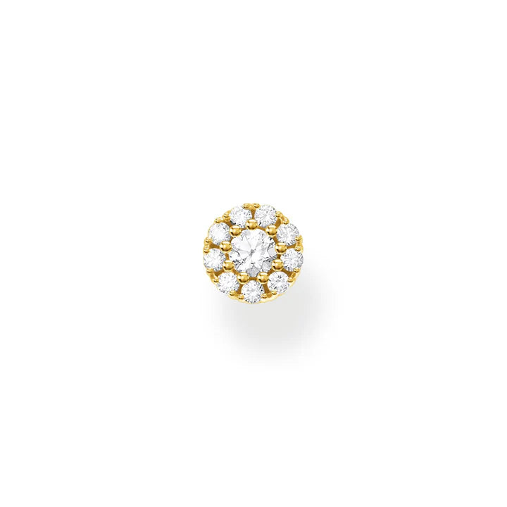 CHARMING COLLECTION SINGLE ROUND EAR STUD