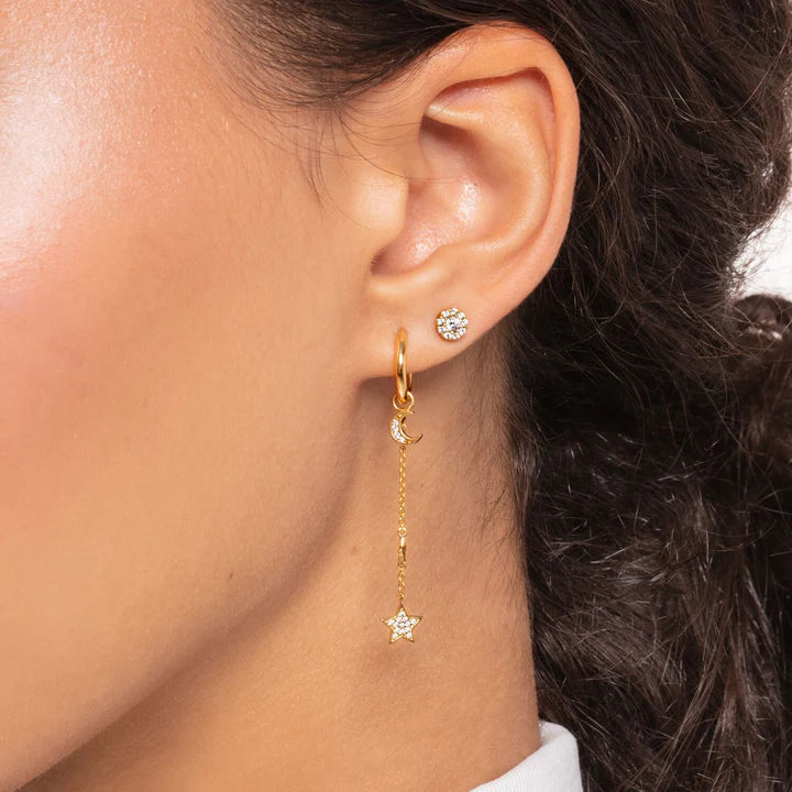 CHARMING COLLECTION SINGLE ROUND EAR STUD