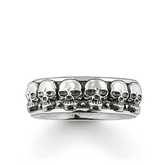 SKULLS CONTINUOUS RING