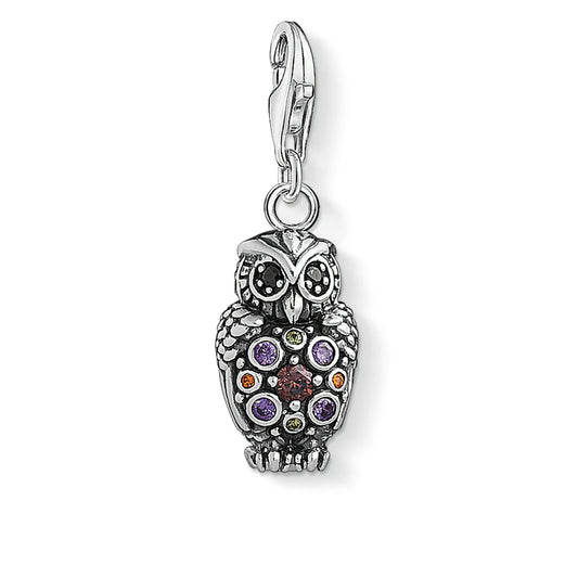 CHARM CLUB SPARKLING OWL CHARM