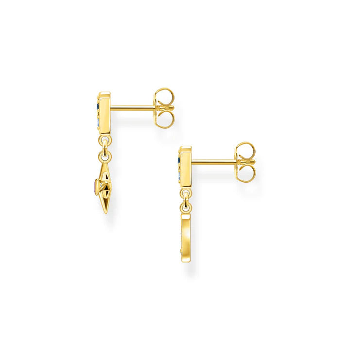 KINGDOM ROYALTY STAR AND MOON EARRINGS