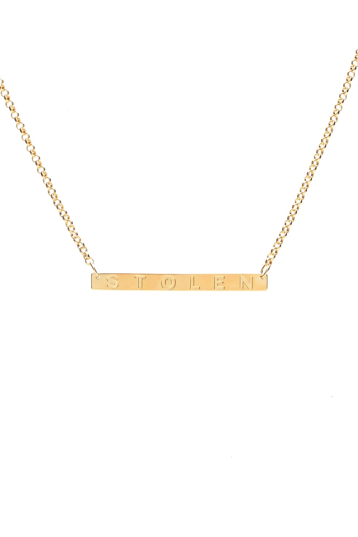 STOLEN PLANK NECKLACE