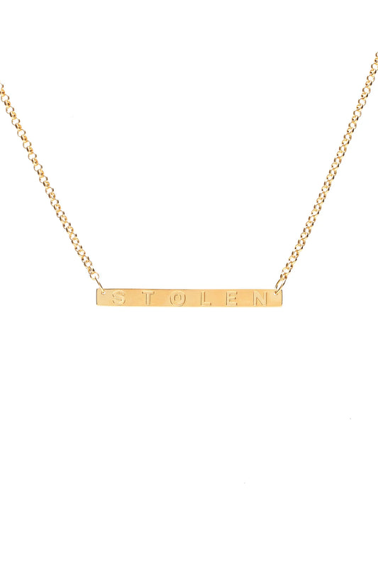 STOLEN PLANK NECKLACE