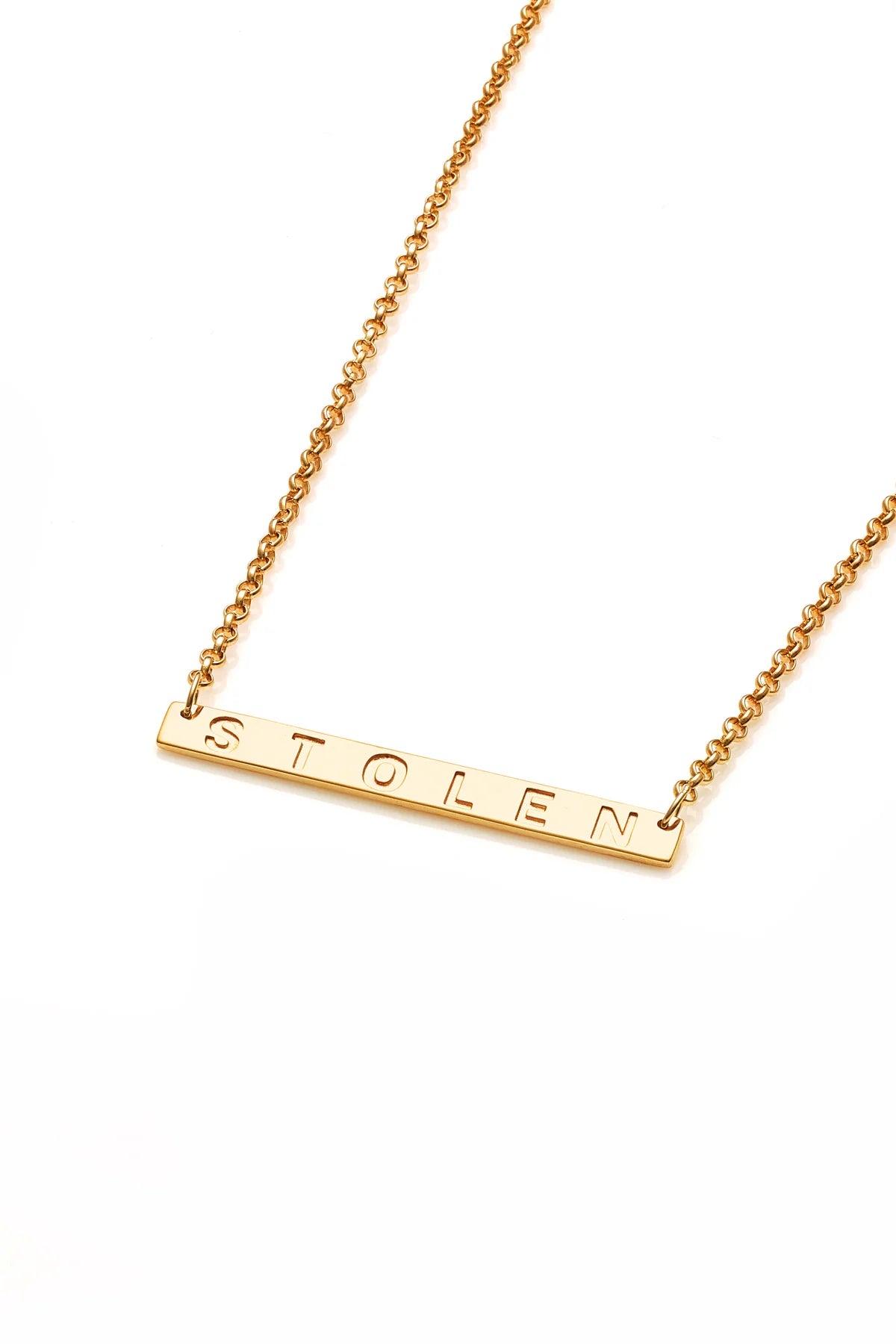 STOLEN PLANK NECKLACE