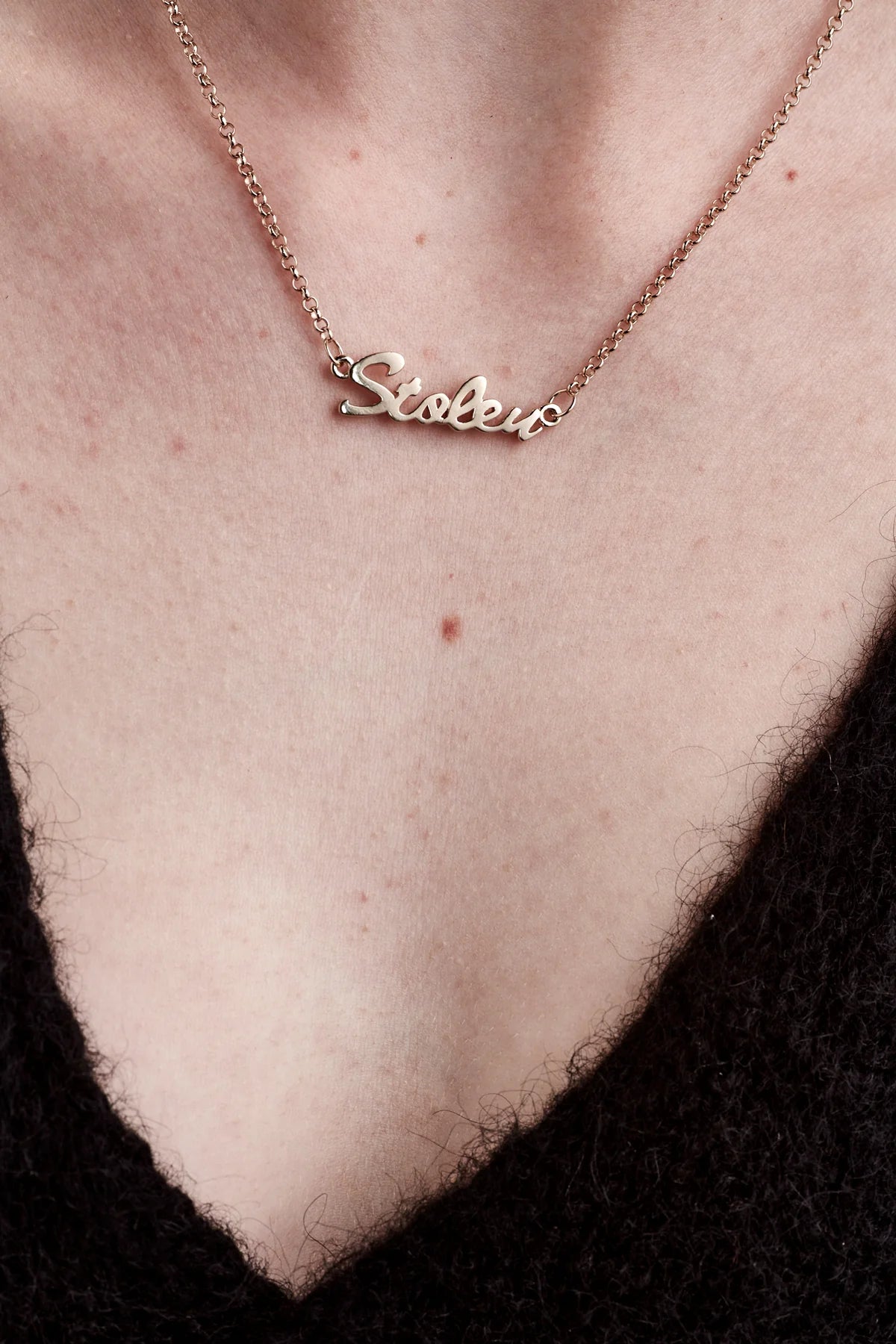 STOLEN SCRIPT NECKLACE