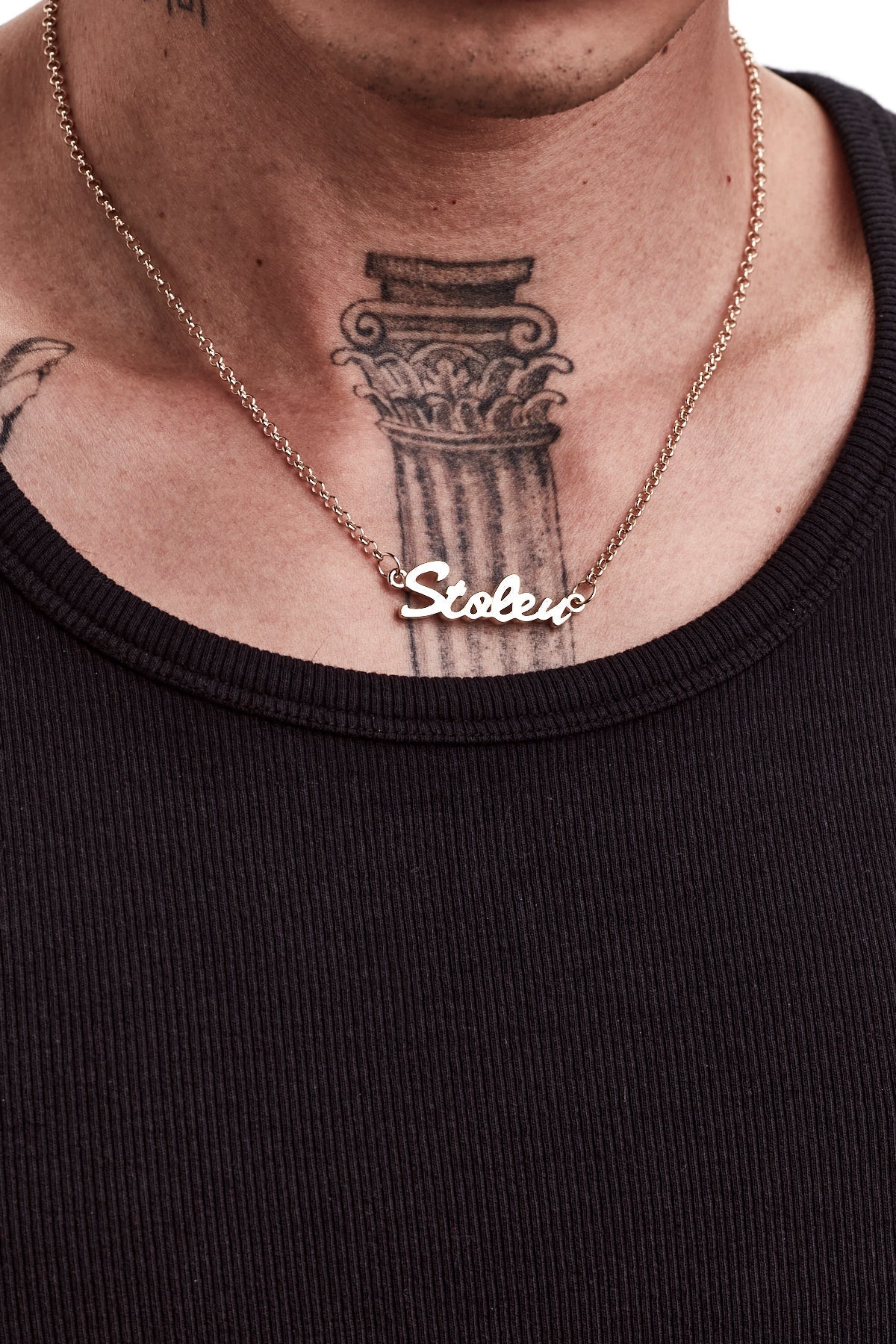 STOLEN SCRIPT NECKLACE