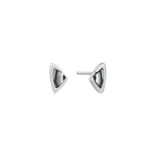 TOUGH ARROW MOTHER OF PEARL STUD EARRINGS