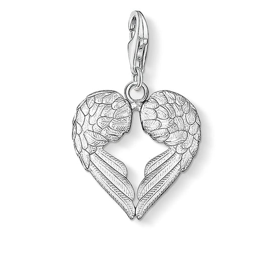 CHARM CLUB WINGED HEART CHARM