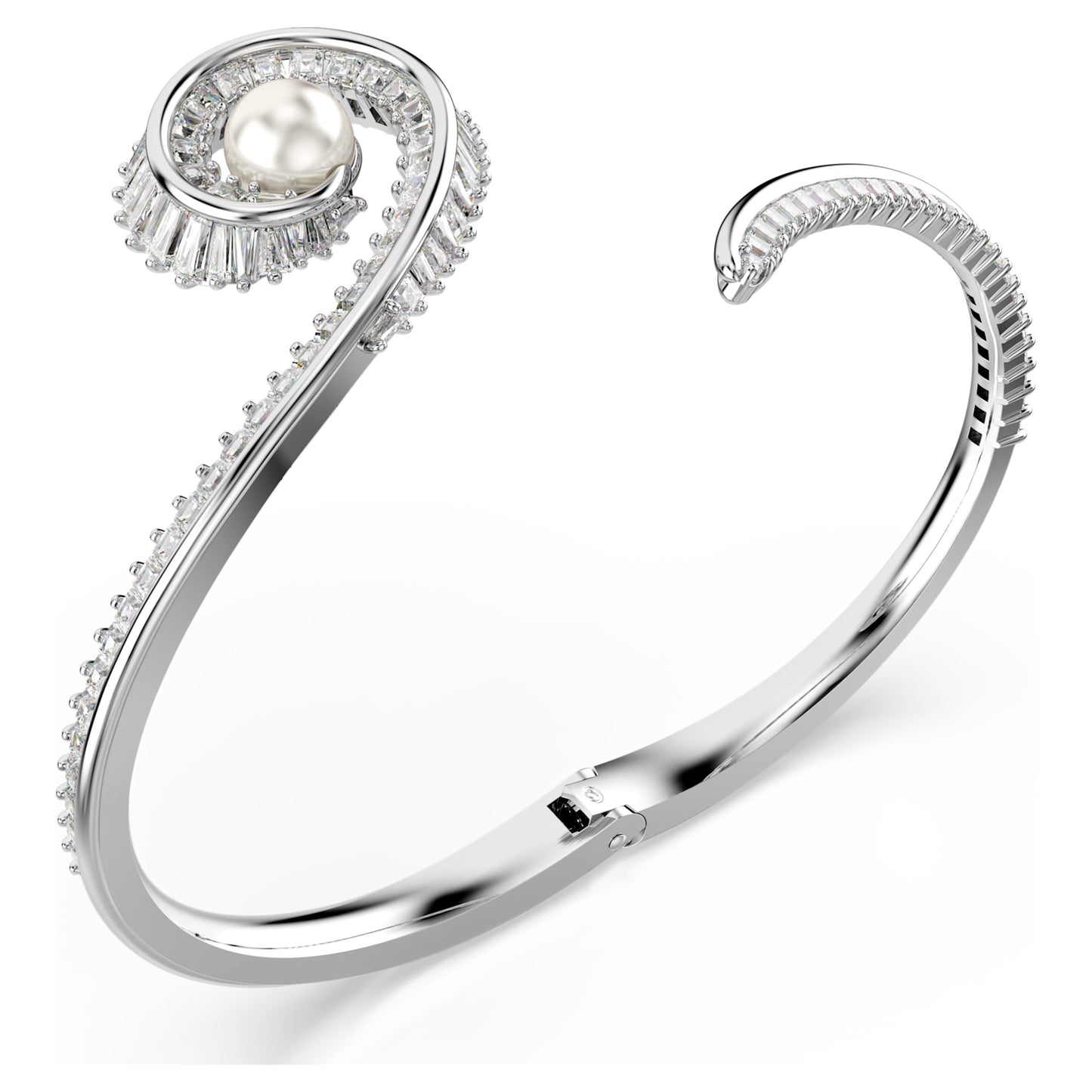 ARIANA GRANDE X SWAROVSKI BANGLE - PEARL, WHITE, RHODIUM