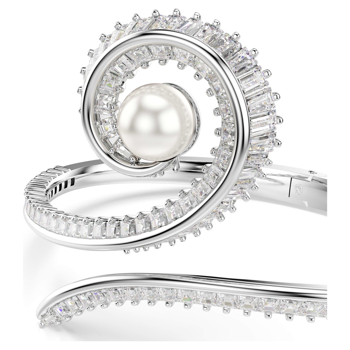 ARIANA GRANDE X SWAROVSKI BANGLE - PEARL, WHITE, RHODIUM