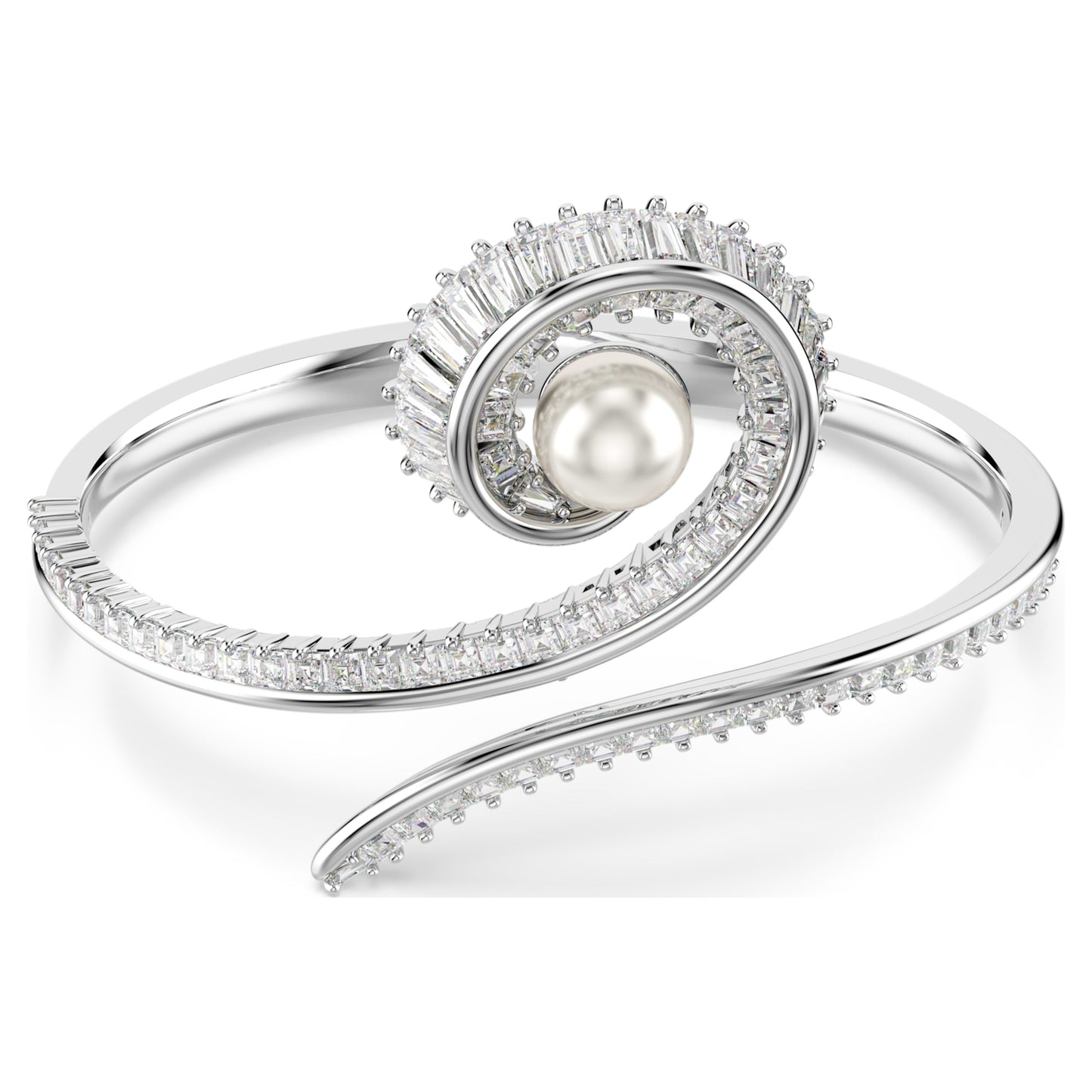 ARIANA GRANDE X SWAROVSKI BANGLE - PEARL, WHITE, RHODIUM