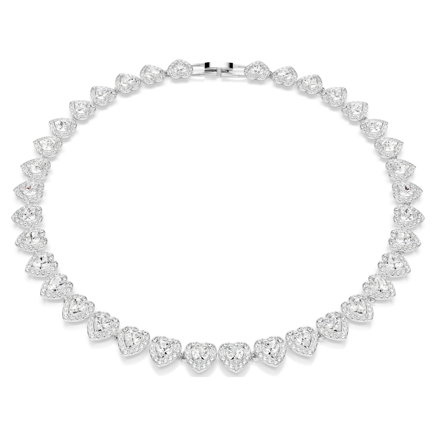 ARIANA GRANDE X SWAROVSKI TENNIS NECKLACE - WHITE, RHODIUM