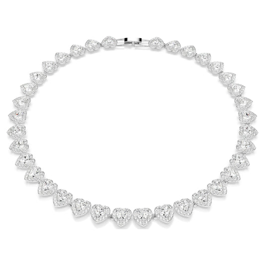 ARIANA GRANDE X SWAROVSKI TENNIS NECKLACE - WHITE, RHODIUM