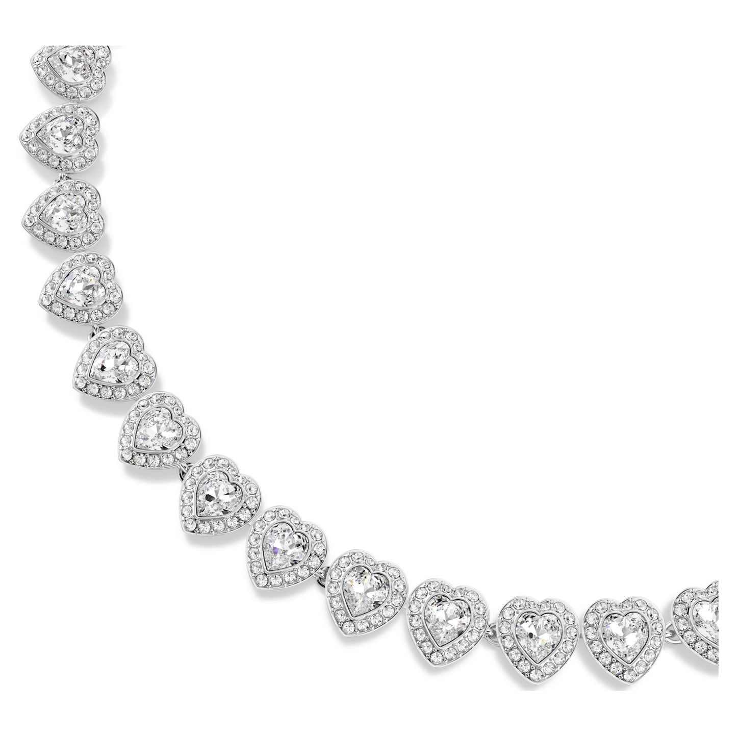 ARIANA GRANDE X SWAROVSKI TENNIS NECKLACE - WHITE, RHODIUM