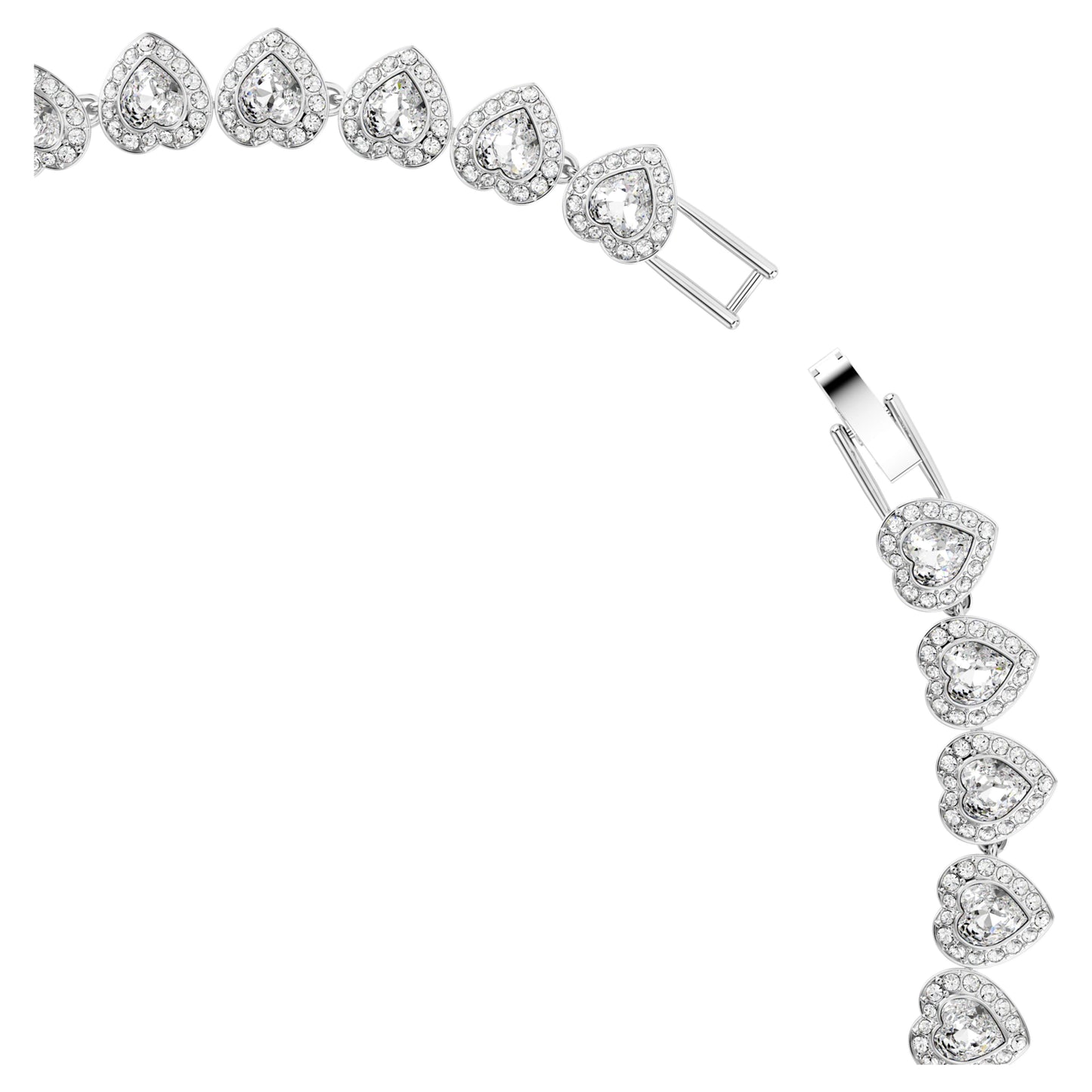 ARIANA GRANDE X SWAROVSKI TENNIS NECKLACE - WHITE, RHODIUM