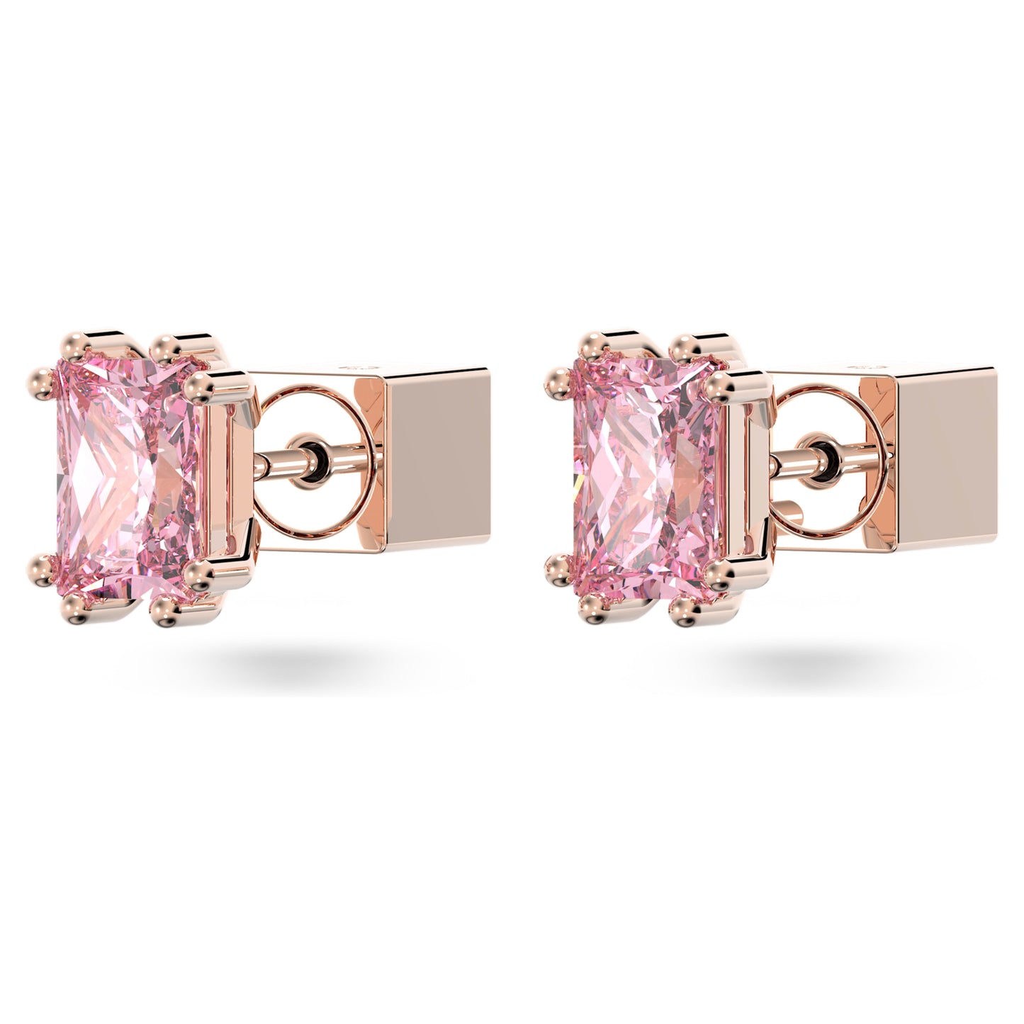 CHROMA STUD EARRINGS - PINK, ROSE-GOLD