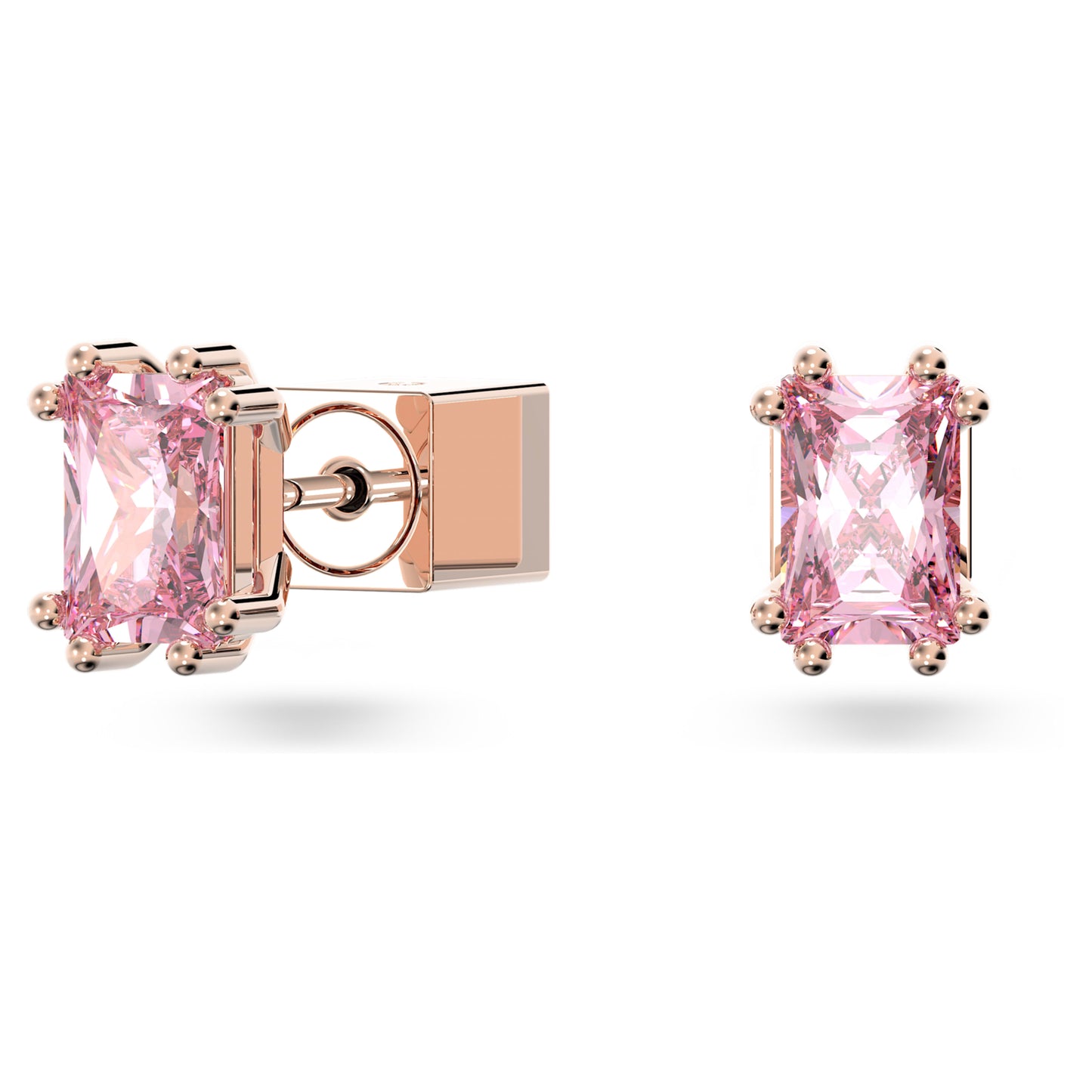 CHROMA STUD EARRINGS - PINK, ROSE-GOLD