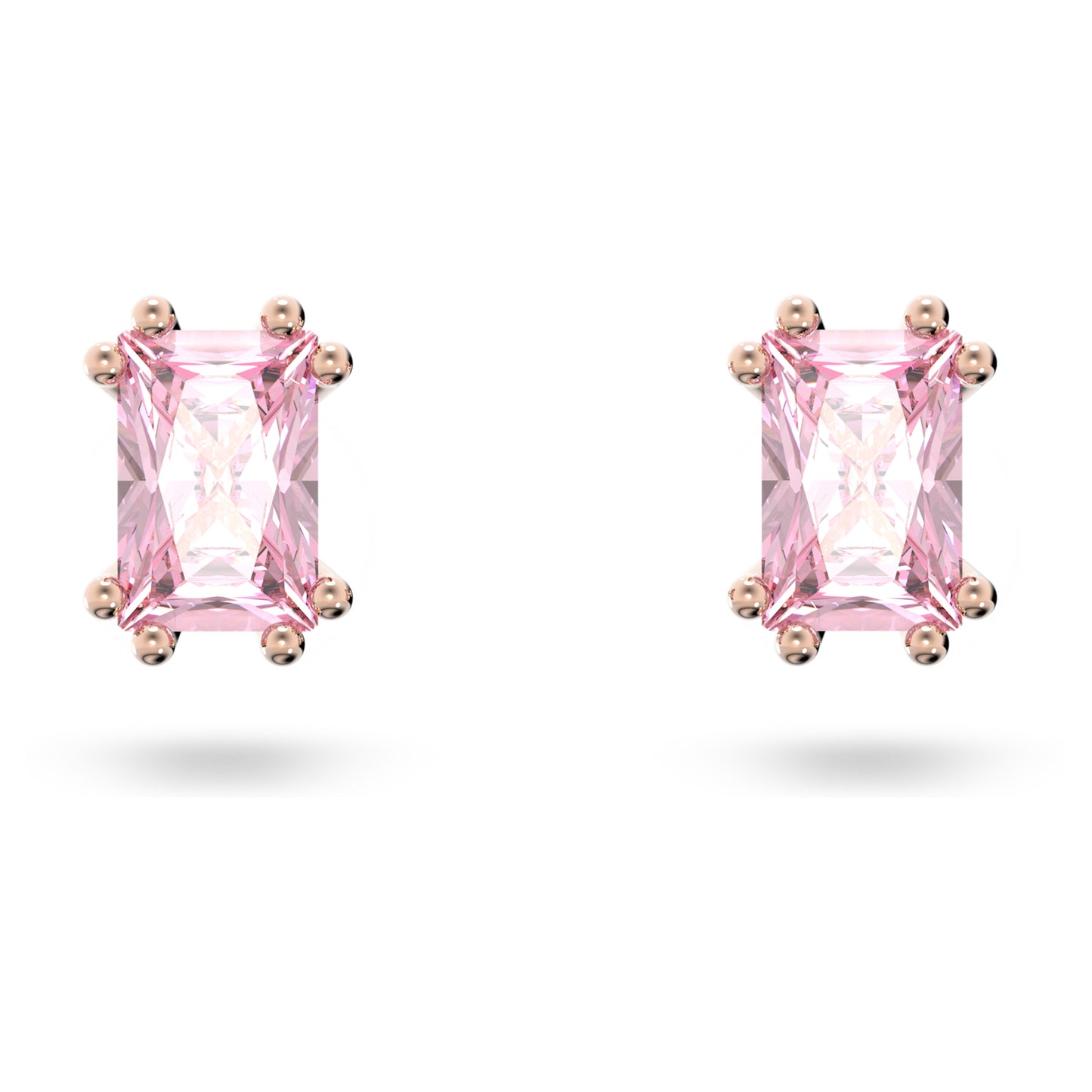 CHROMA STUD EARRINGS - PINK, ROSE-GOLD