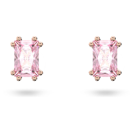 CHROMA STUD EARRINGS - PINK, ROSE-GOLD