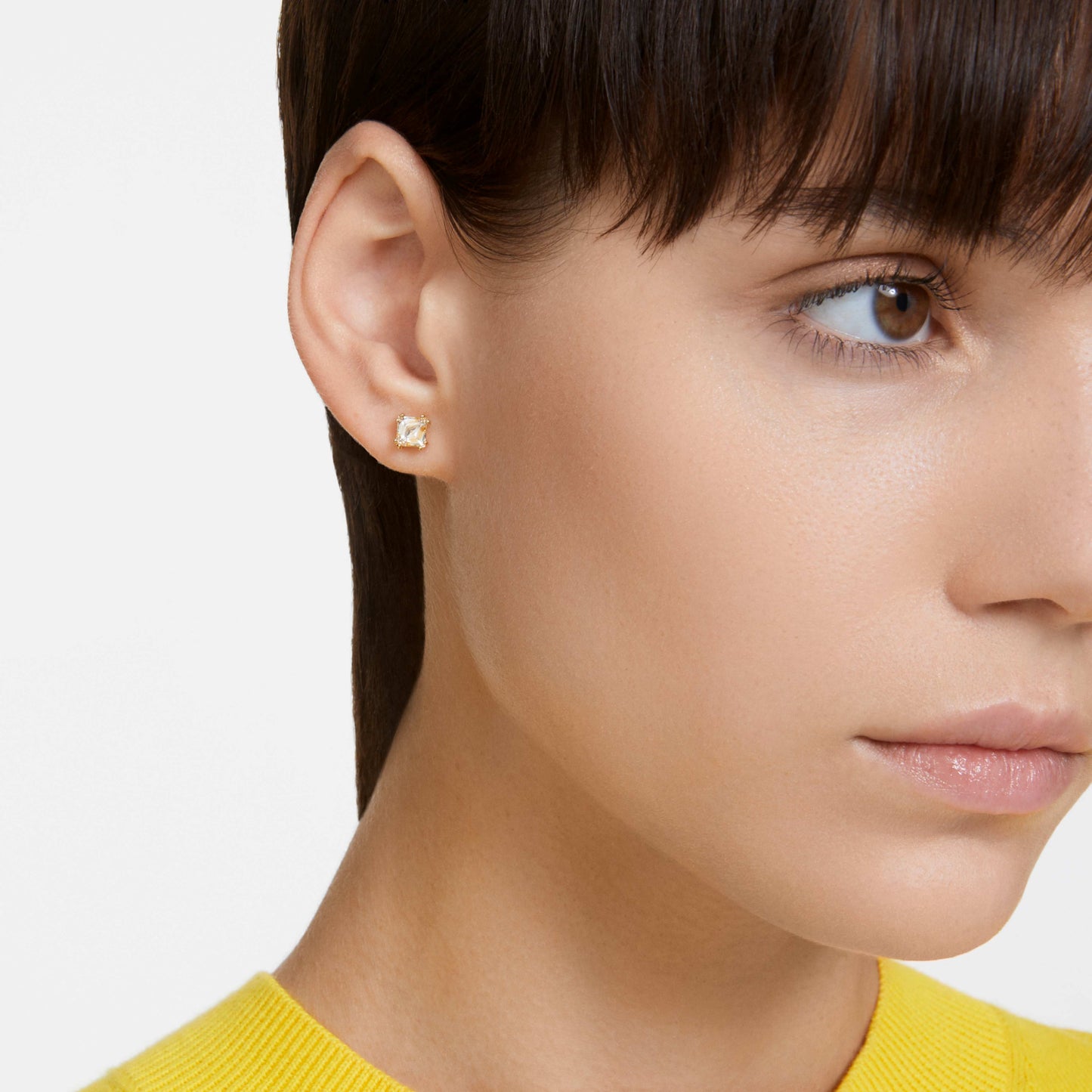 CHROMA STUD EARRINGS - YELLOW, GOLD