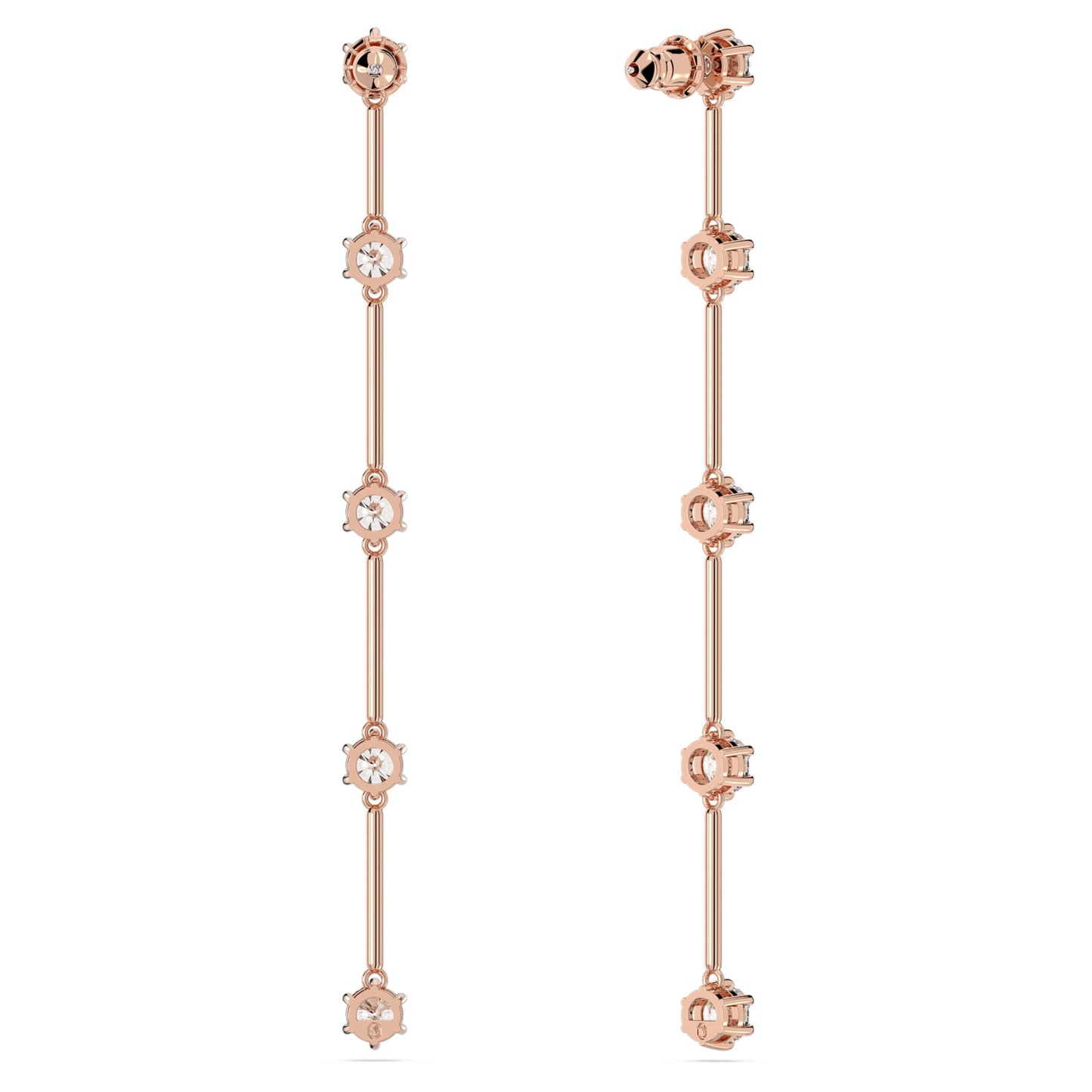 CONSTELLA DROP EARRINGS - WHITE, ROSE-GOLD