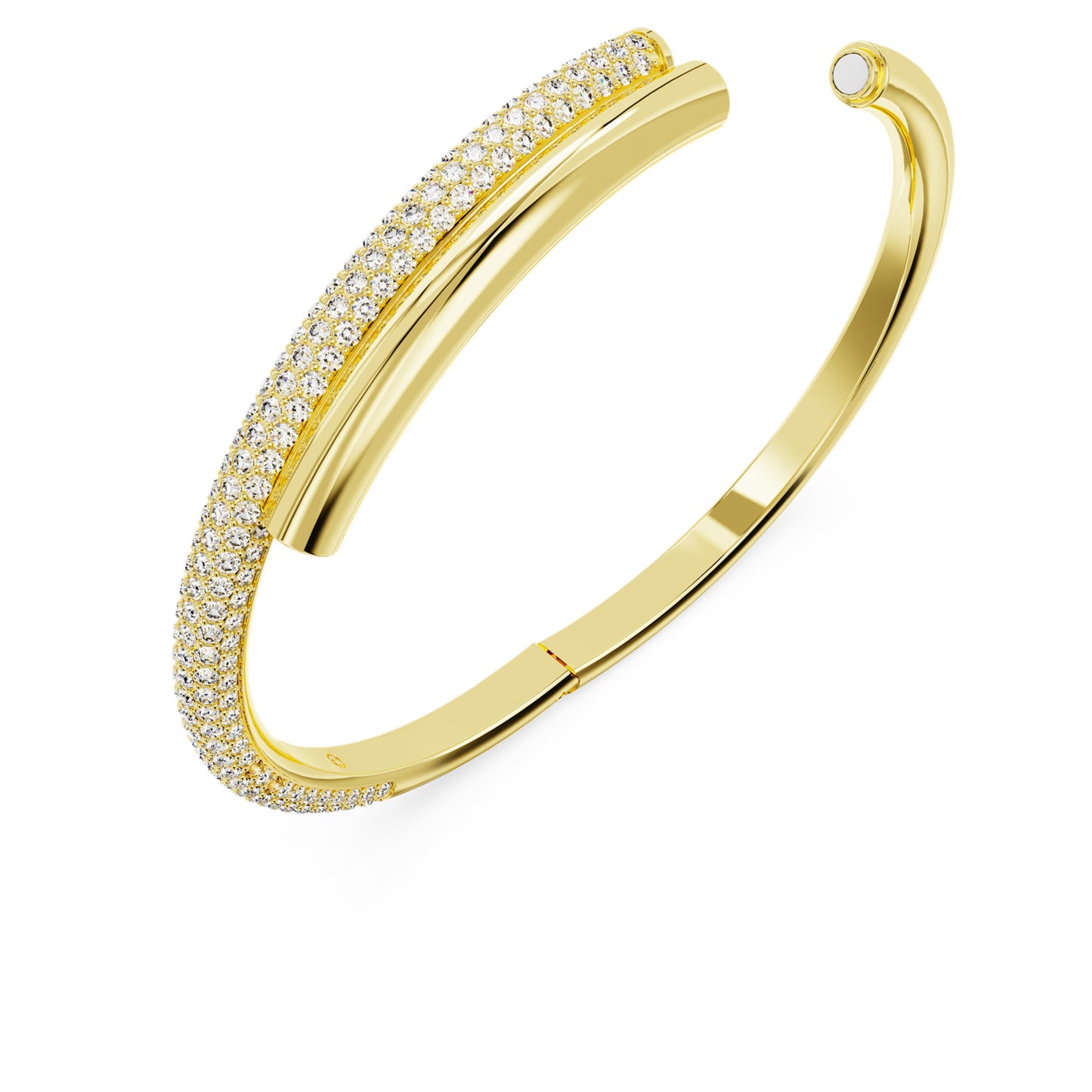 DEXTERA BANGLE - WHITE, GOLD