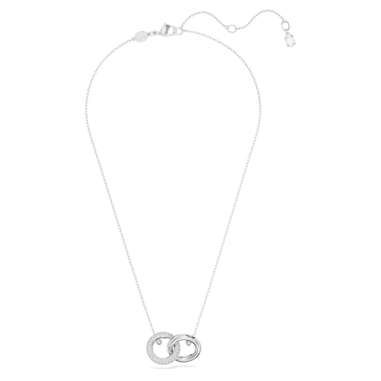 DEXTERA PENDANT INTERLOCKING - WHITE, RHODIUM