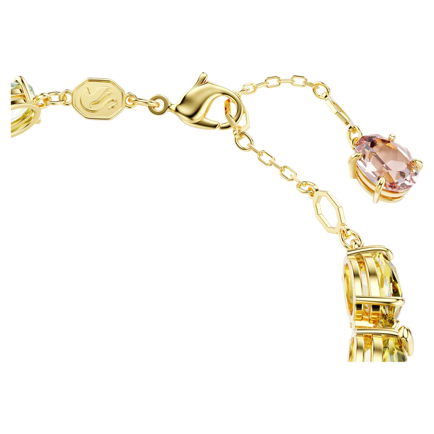 GEMA TENNIS BRACELET - MULTI-COLOURED, GOLD