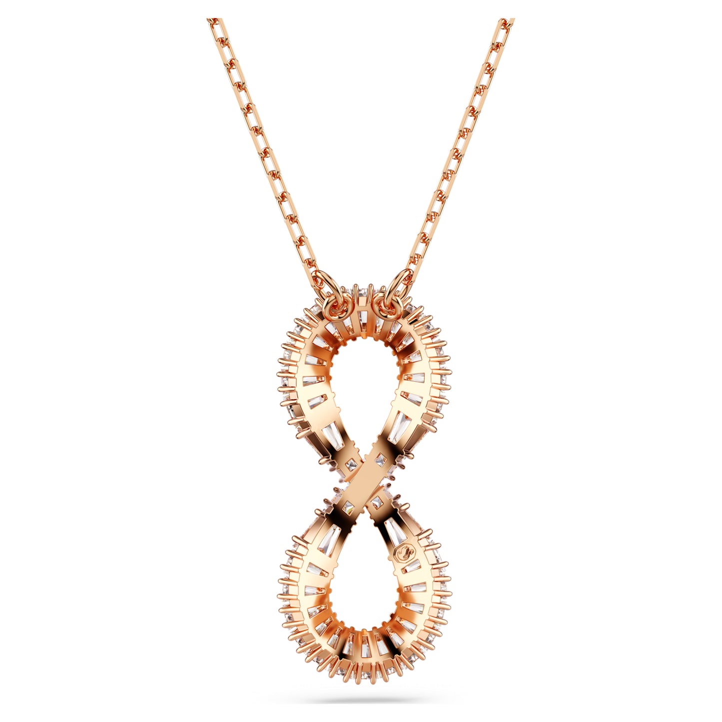 HYPERBOLA PENDANT INFINITY - WHITE, ROSE-GOLD