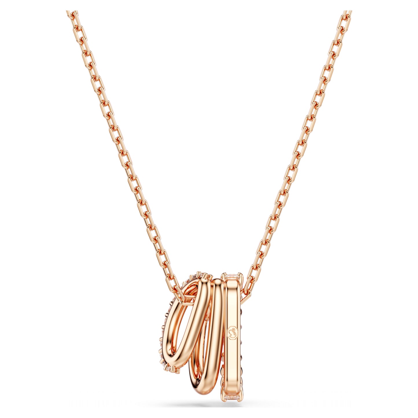 HYPERBOLA PENDANT - WHITE, ROSE-GOLD