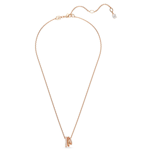 HYPERBOLA PENDANT - WHITE, ROSE-GOLD