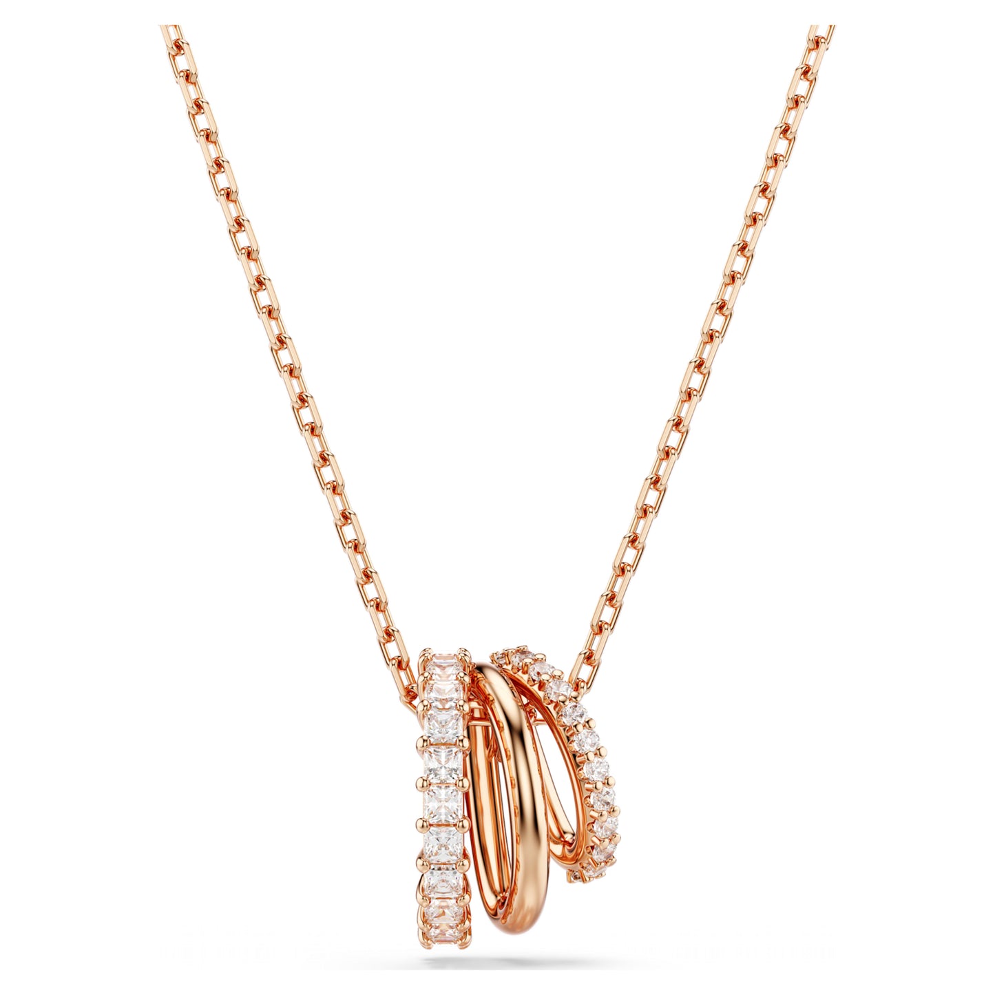 HYPERBOLA PENDANT - WHITE, ROSE-GOLD