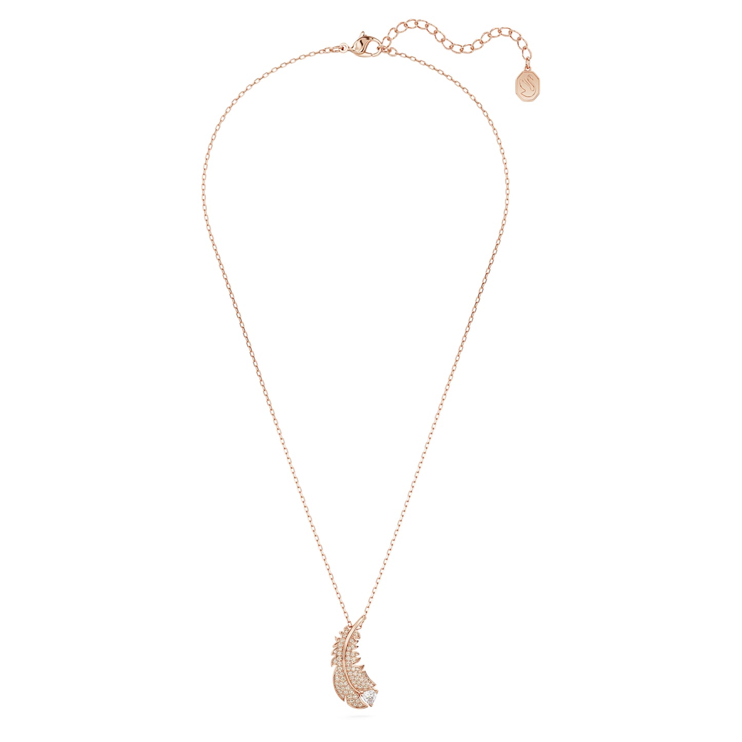 IDYLLIA PENDANT - WHITE, ROSE-GOLD