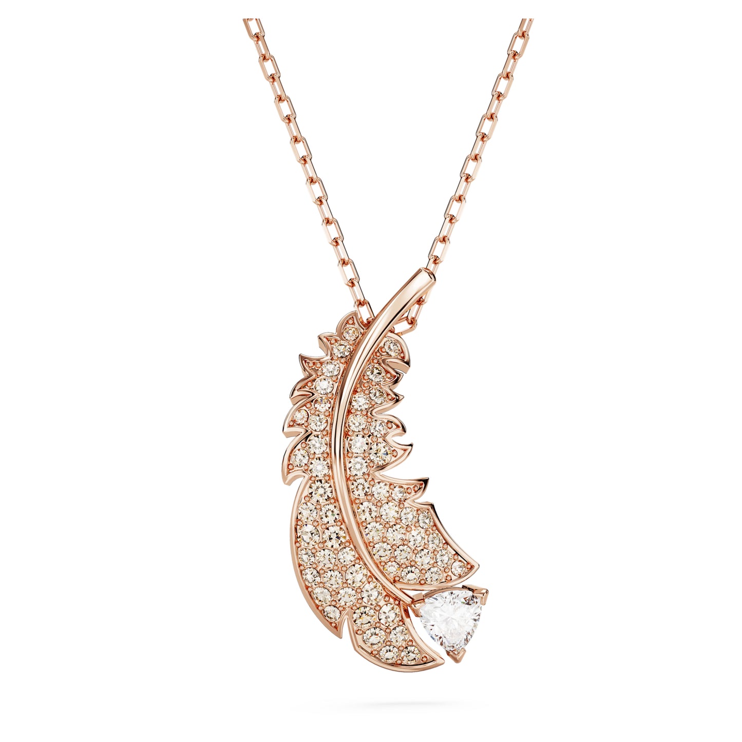 IDYLLIA PENDANT - WHITE, ROSE-GOLD