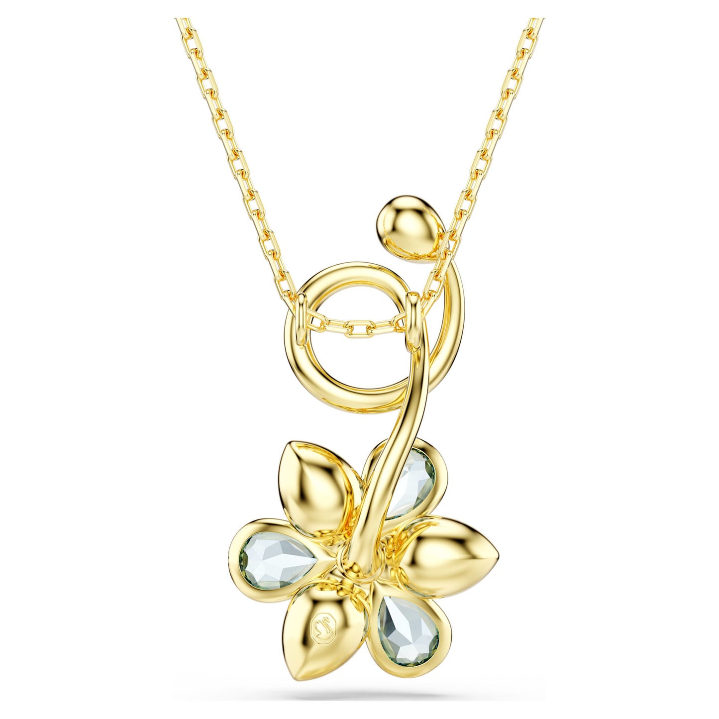 IDYLLIA PENDANT FLOWER - BLUE, GOLD