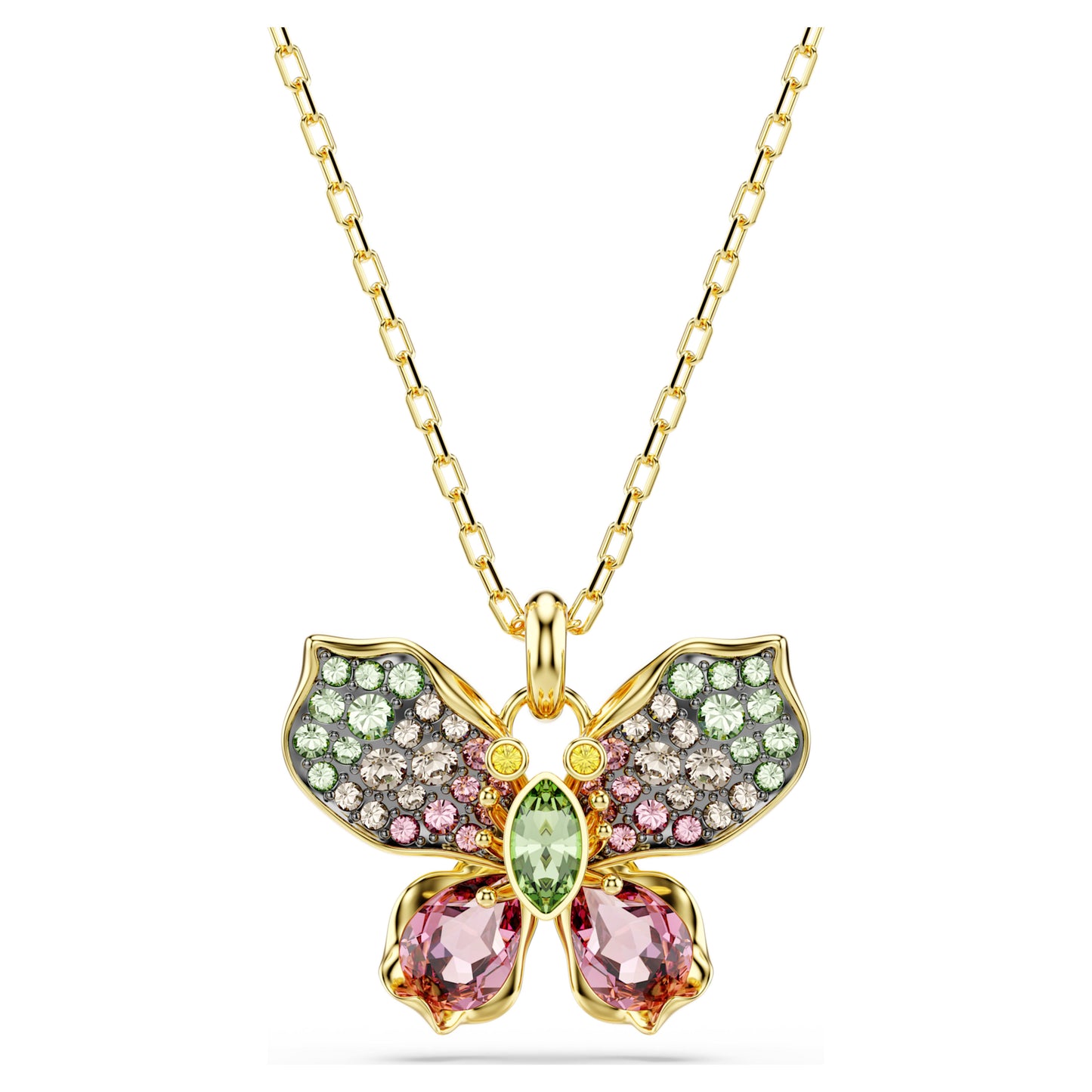 IDYLLIA PENDANT BUTTERFLY - MULTI-COLOURED, MIXED-METAL