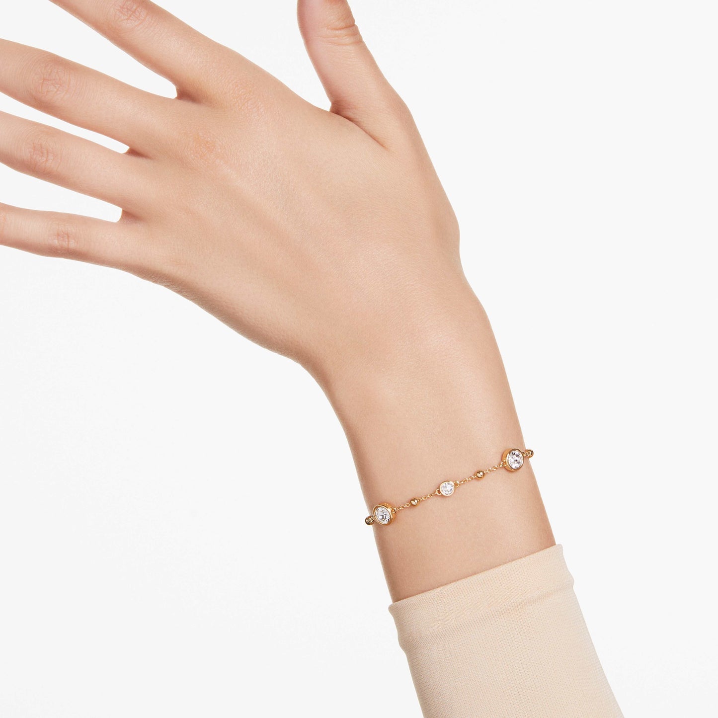 IMBER BRACELET SCATTERED - WHITE, GOLD