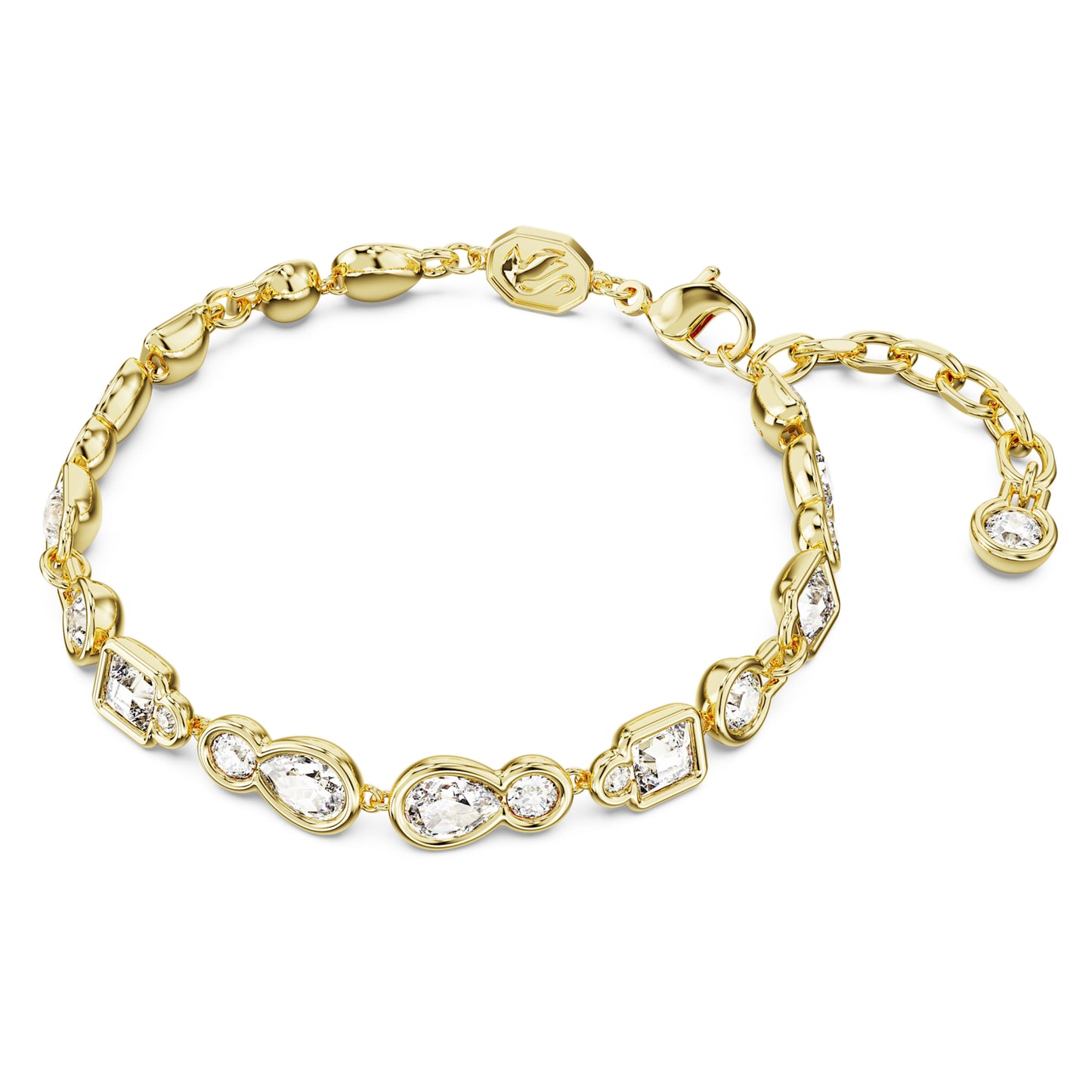 IMBER TENNIS BRACELET - WHITE, GOLD