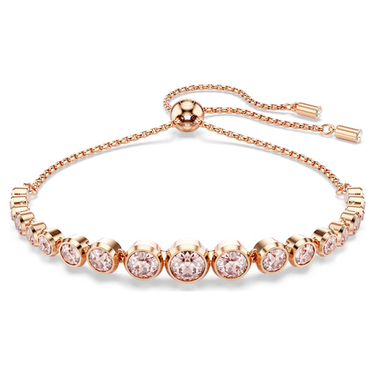 IMBER TENNIS BRACELET - PINK, ROSE-GOLD