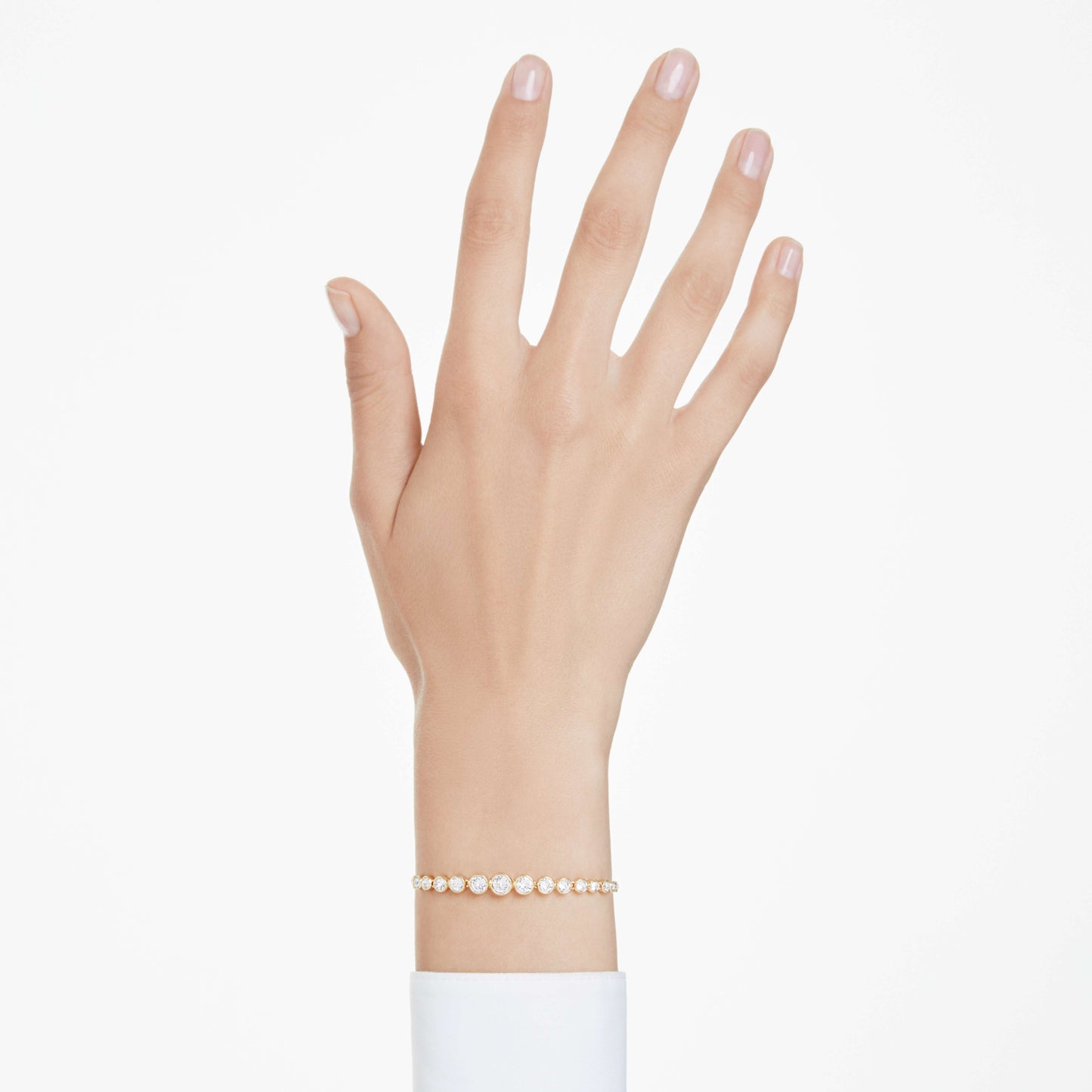 IMBER TENNIS BRACELET - WHITE, GOLD