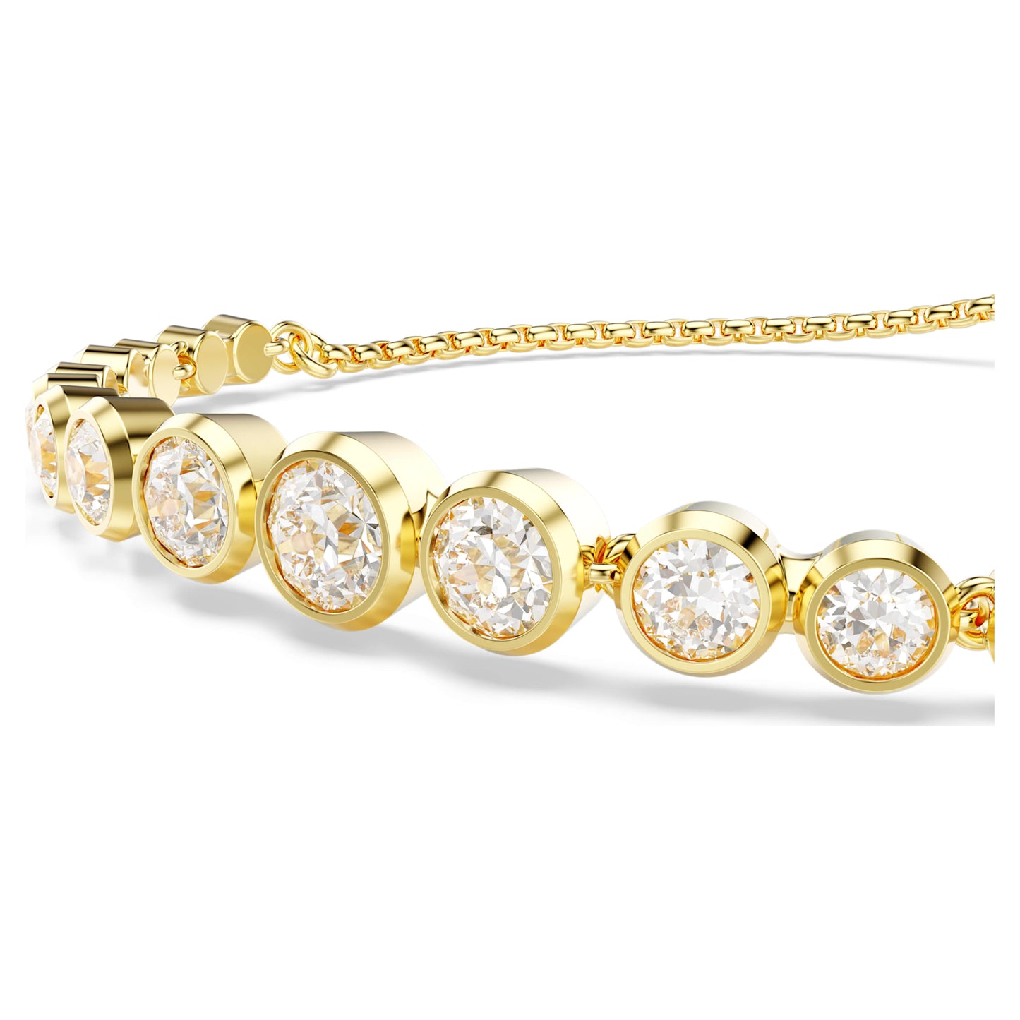 IMBER TENNIS BRACELET - WHITE, GOLD