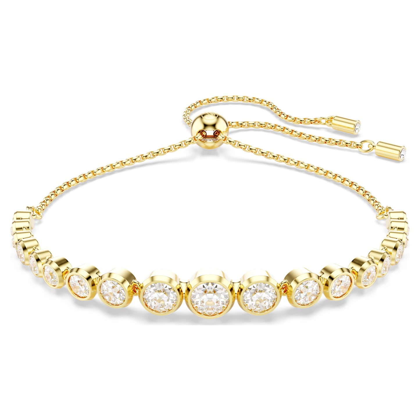 IMBER TENNIS BRACELET - WHITE, GOLD