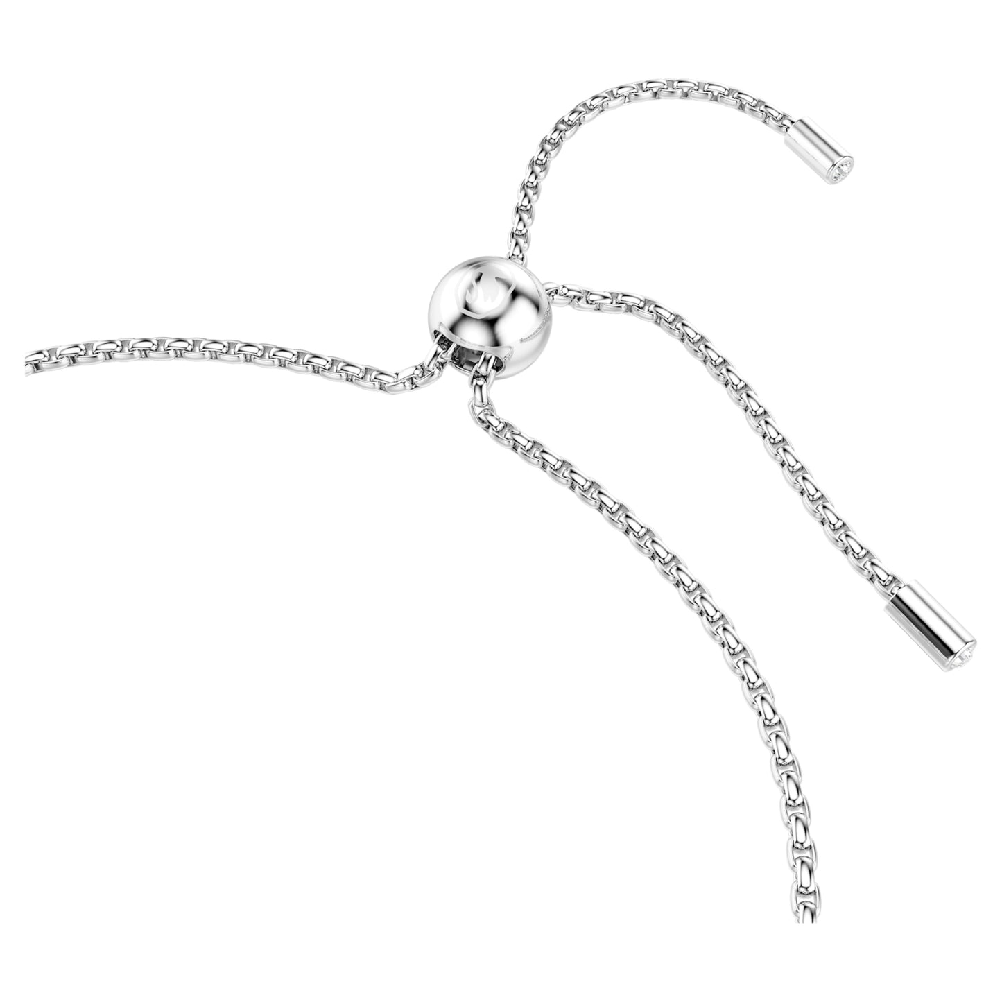 MATRIX BRACELET - WHITE, RHODIUM