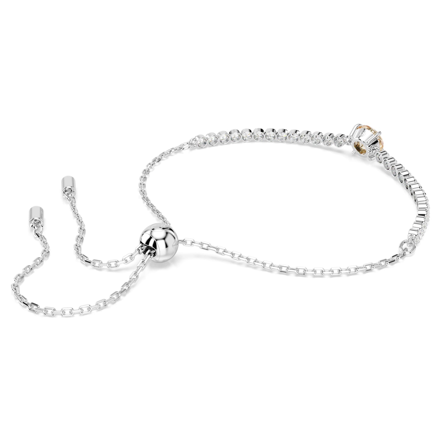 MATRIX TENNIS BRACELET - YELLOW, RHODIUM