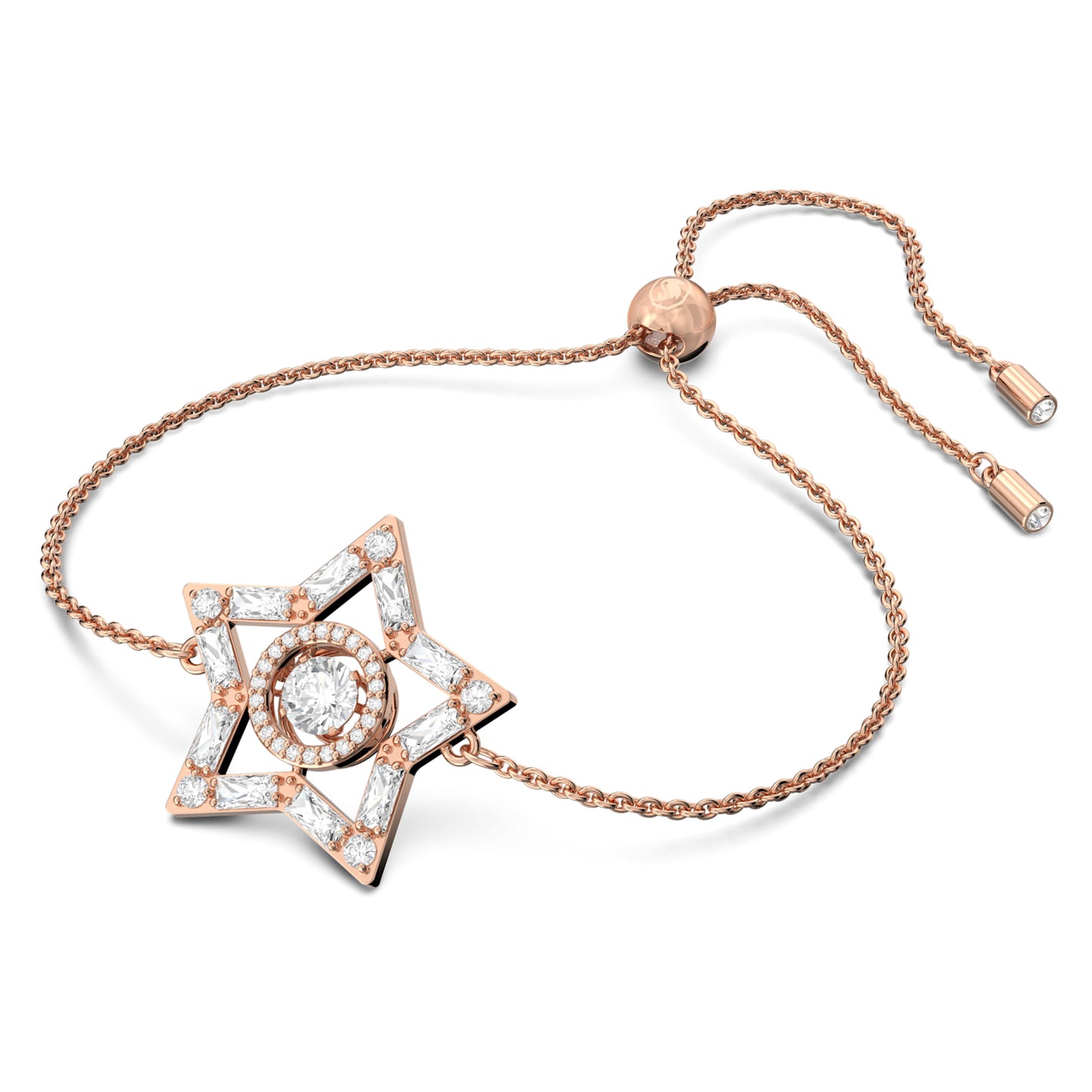 STELLA BRACELET STAR - WHITE, ROSE-GOLD