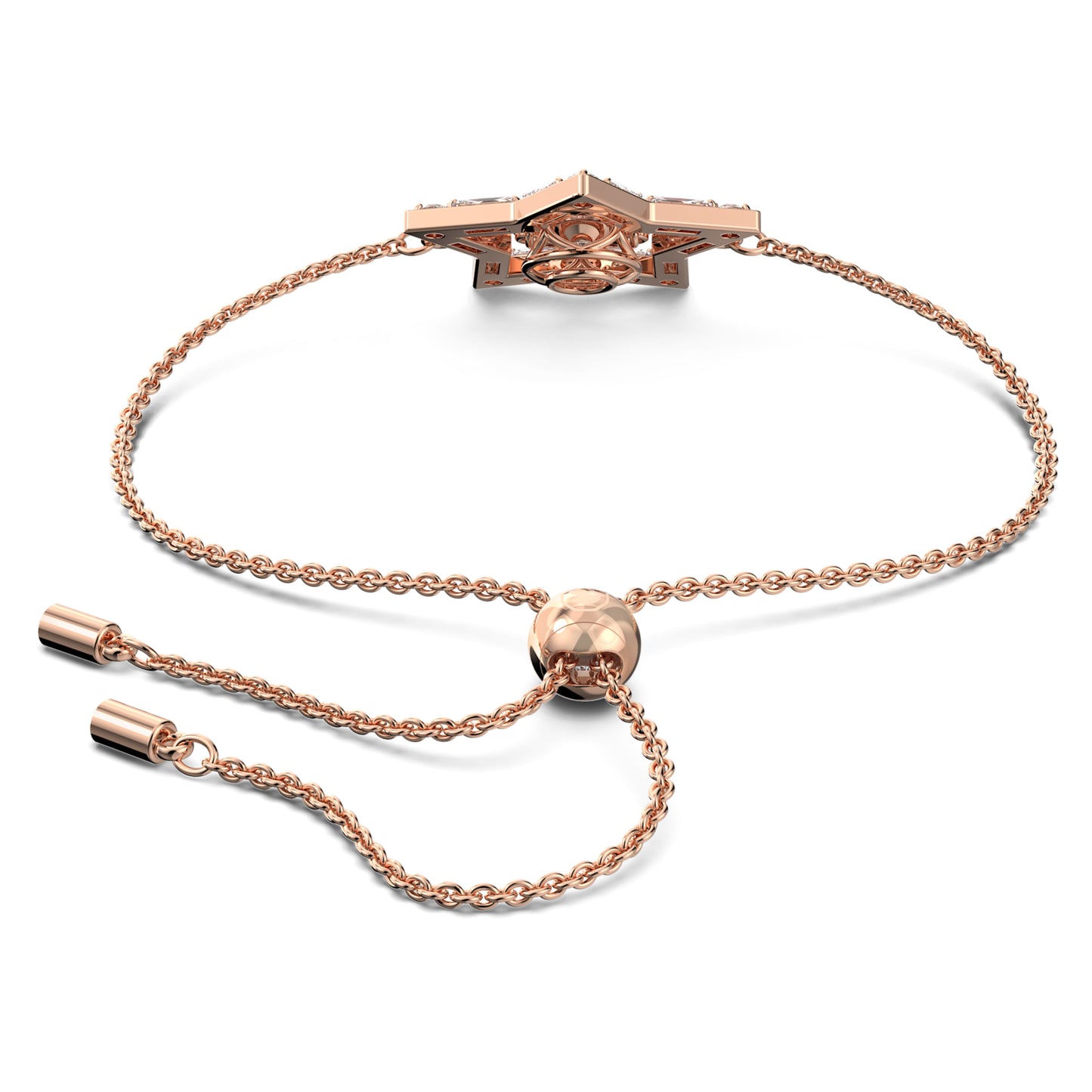 STELLA BRACELET STAR - WHITE, ROSE-GOLD