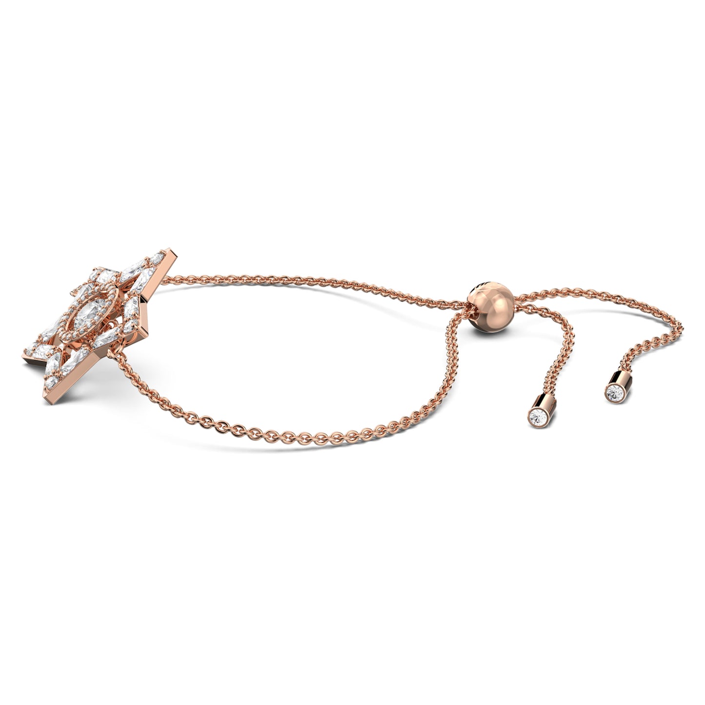 STELLA BRACELET STAR - WHITE, ROSE-GOLD