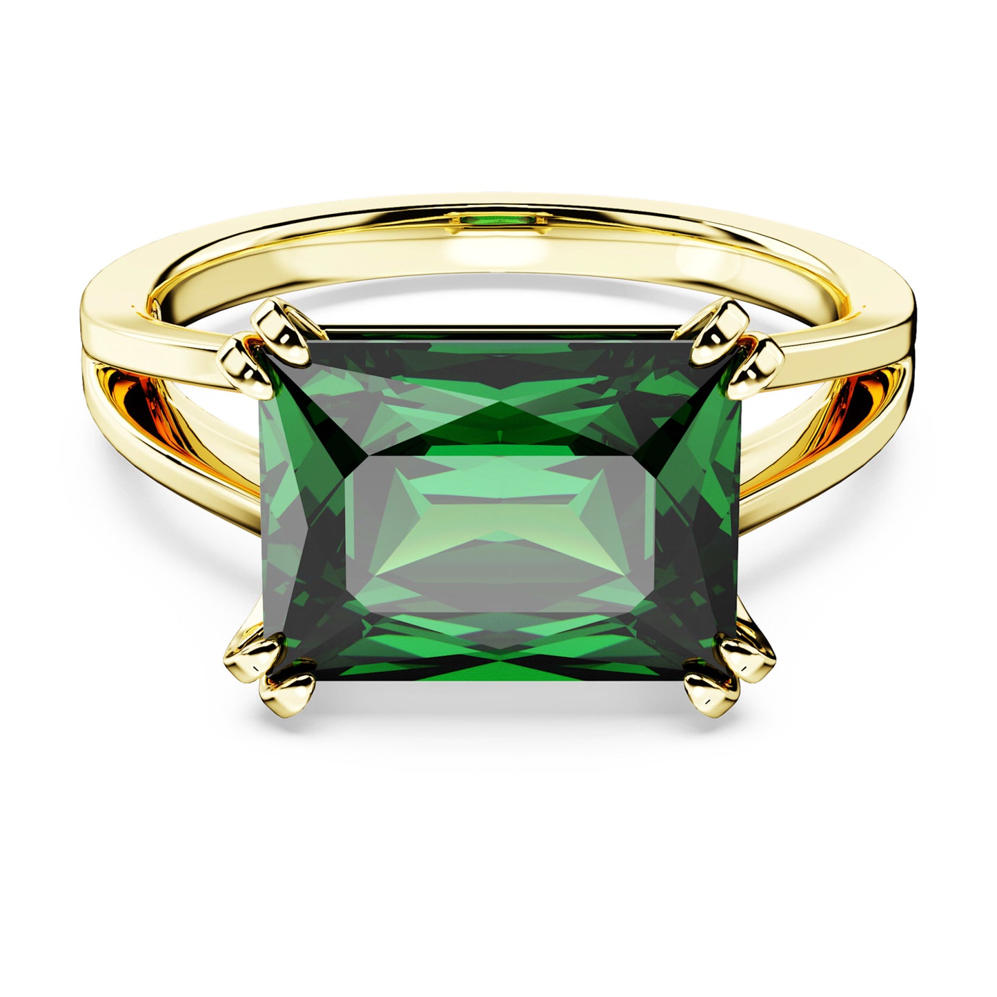 STILLA COCKTAIL RING - GREEN, GOLD